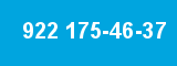922 175-46-37 922 175-46-37
